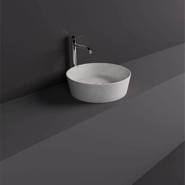 Νιπτήρας Skin Blush Concrete White 42x42cm